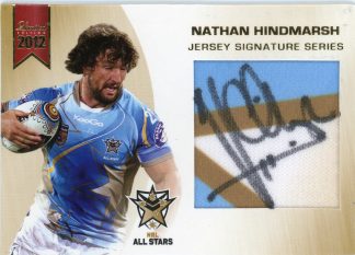 2012 NRL Limited Edition Jersey Signature - JSS6 Nathan Hindmarsh NRL All Stars