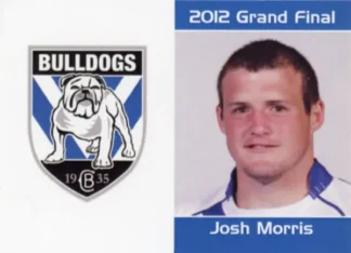 2012 NRL Grand Final Canterbury Bulldogs - Card 03 Josh Morris