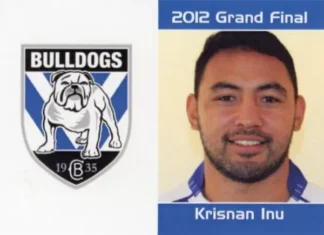 2012 NRL Grand Final Canterbury Bulldogs - Card 04 Krisnan Inu