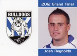 2012 NRL Grand Final Canterbury Bulldogs - Card 06 Josh Reynolds