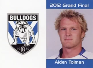 2012 NRL Grand Final Canterbury Bulldogs - Card 08 Aiden Tolman