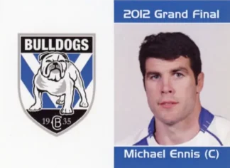 2012 NRL Grand Final Canterbury Bulldogs - Card 09 Michael Ennis