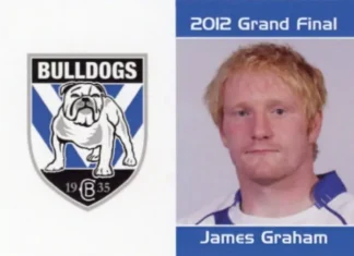 2012 NRL Grand Final Canterbury Bulldogs - Card 14 James Graham