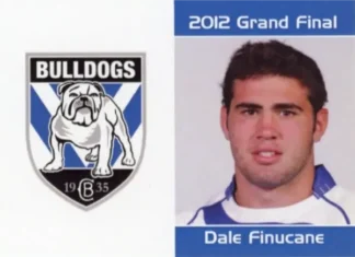 2012 NRL Grand Final Canterbury Bulldogs - Card 15 Dale Finucane