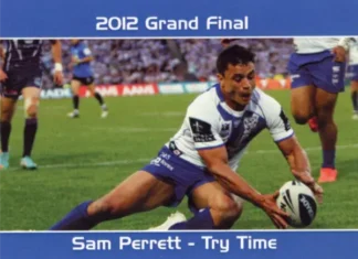 2012 NRL Grand Final Canterbury Bulldogs - Card 24 Sam Perrett