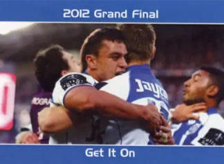 2012 NRL Grand Final Canterbury Bulldogs - Card 28 Get It On