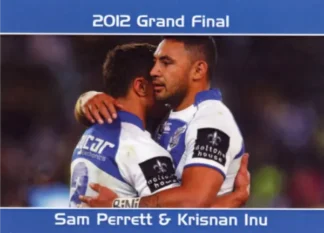 2012 NRL Grand Final Canterbury Bulldogs - Card 29 Sam Perrett & Krisnan Inu