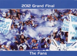 2012 NRL Grand Final Canterbury Bulldogs - Card 31 The Fans