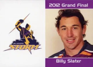 2012 NRL Grand Final Melbourne Storm - Card 01 Billy Slater