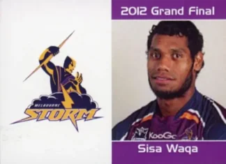 2012 NRL Grand Final Melbourne Storm - Card 02 Sisa Waqa