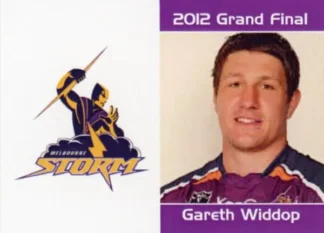 2012 NRL Grand Final Melbourne Storm - Card 06 Gareth Widdop