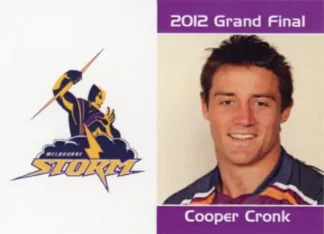 2012 NRL Grand Final Melbourne Storm - Card 07 Cooper Cronk
