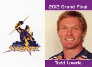 2012 NRL Grand Final Melbourne Storm - Card 13 Todd Lowrie