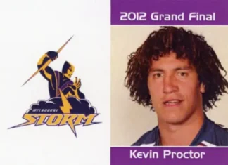2012 NRL Grand Final Melbourne Storm - Card 15 Kevin Proctor