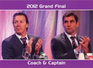 2012 NRL Grand Final Melbourne Storm - Card 19 Coach & Captain