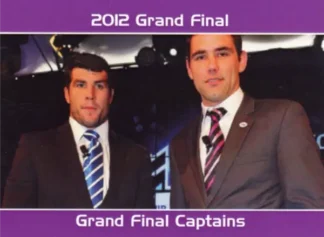2012 NRL Grand Final Melbourne Storm - Card 20 Grand Final Captains