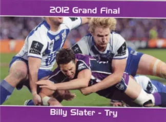 2012 NRL Grand Final Melbourne Storm - Card 23 Billy Slater