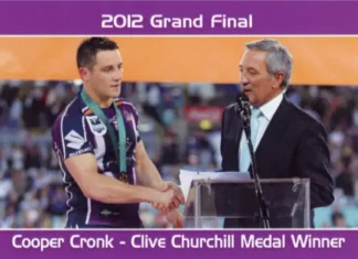 The NRL Trading Card Specialists 16 2012 NRL Grand Final Melbourne Storm - Card 27 Cooper Cronk
