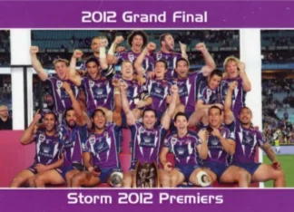 The NRL Trading Card Specialists 14 2012 NRL Grand Final Melbourne Storm - Card 29 Storm 2012 Premiers