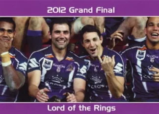 The NRL Trading Card Specialists 12 2012 NRL Grand Final Melbourne Storm - Card 31 Lord Of The Rings