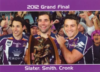 The NRL Trading Card Specialists 10 2012 NRL Grand Final Melbourne Storm - Card 33 Slater, Smith, Cronk