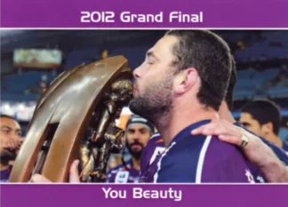 The NRL Trading Card Specialists 9 2012 NRL Grand Final Melbourne Storm - Card 34 Celebration