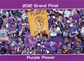 The NRL Trading Card Specialists 7 2012 NRL Grand Final Melbourne Storm - Card 36 Purple Power