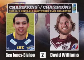 2012 World Cup Challenge - Card 02 Ben Jones-Bishop & David Williams