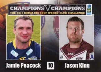 2012 World Cup Challenge - Card 10 Jamie Peacock & Jason King