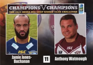 2012 World Cup Challenge - Card 11 Jamie Jones-Buchanan & Anthony Watmough