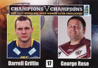 2012 World Cup Challenge - Card 17 Darrell Griffin & George Rose