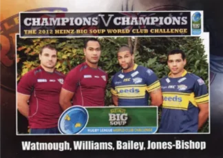 2012 World Cup Challenge - Card 20 Watmough, Williams, Bailey, Jones-Bishop