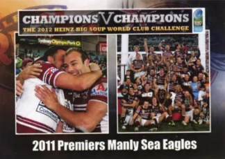 2012 World Cup Challenge - Card 23 2011 Premiers Manly Sea Eagles