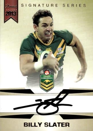 2013 NRL Limited Edition Signature Series - SS1 Billy Slater Australia
