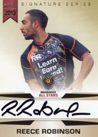 2013 NRL Limited Edition Signature Series - SS3 Reece Robinson Indigenous All Stars