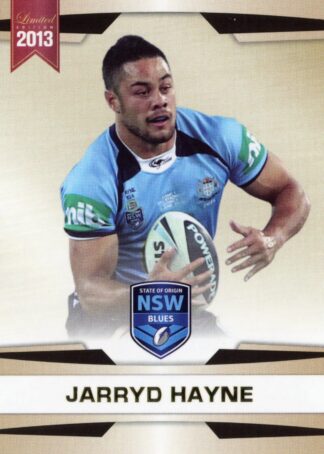 2013 NRL Limited Edition Common Card - Base 13 Jarryd Hayne NSW State Of Origin