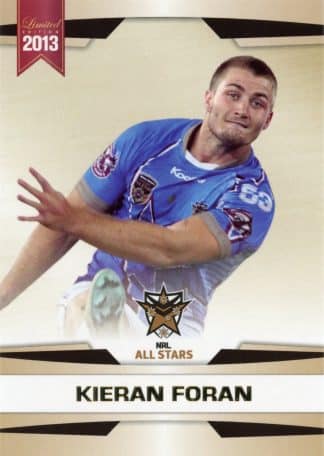 2013 NRL Limited Edition Common Card - Base 28 Kieran Foran NRL All Stars