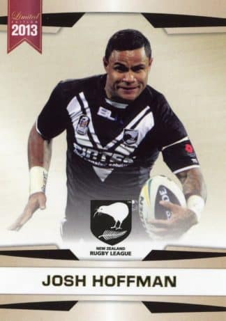 2013 NRL Limited Edition Common Card - Base 07 Josh Hoffman New Zealand