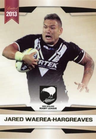 2013 NRL Limited Edition Common Card - Base 11 Jared Waerea-Hargreaves New Zealand