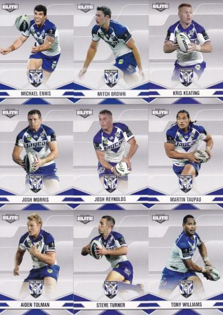 2013 NRL Elite Base Team Set - Canterbury Bulldogs