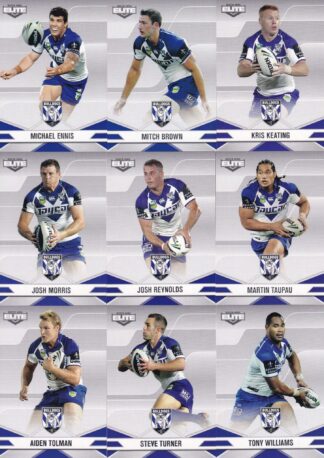 2013 NRL Elite Base Team Set - Canterbury Bulldogs