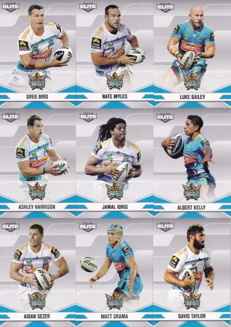 2013 NRL Elite Base Team Set - Gold Coast Titans