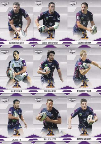 2013 NRL Elite Base Team Set - Melbourne Storm