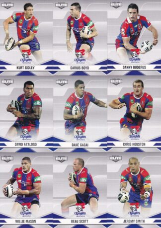2013 NRL Elite Base Team Set - Newcastle Knights