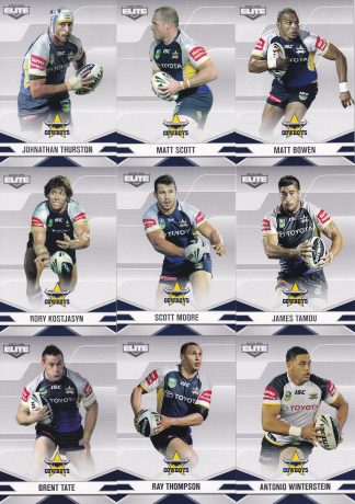 2013 NRL Elite Base Team Set - North QLD Cowboys