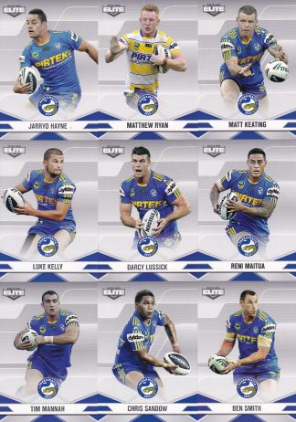 2013 NRL Elite Base Team Set - Parramatta Eels