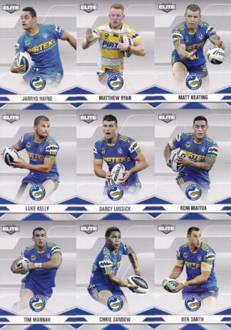 2013 NRL Elite Base Team Set - Parramatta Eels