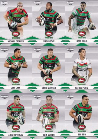 2013 NRL Elite Base Team Set - South Sydney Rabbitohs