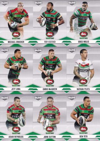 2013 NRL Elite Base Team Set - South Sydney Rabbitohs