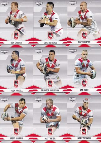 2013 NRL Elite Base Team Set - St George Dragons